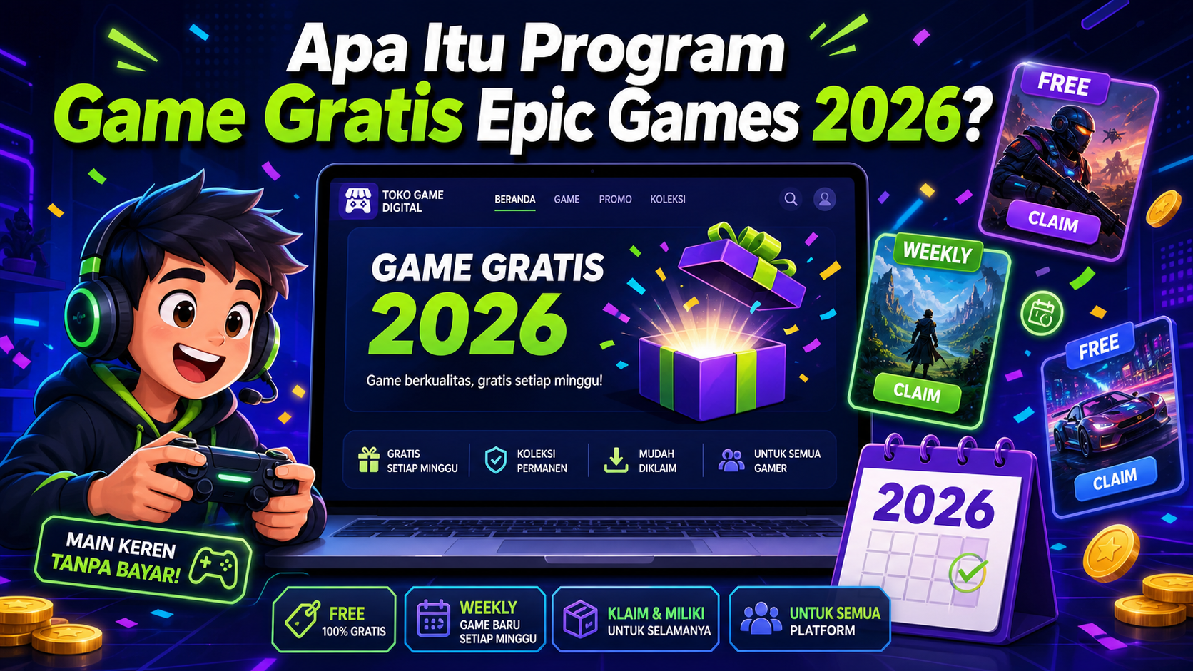 Apa Itu Program Game Gratis Epic Games 2026? - epic