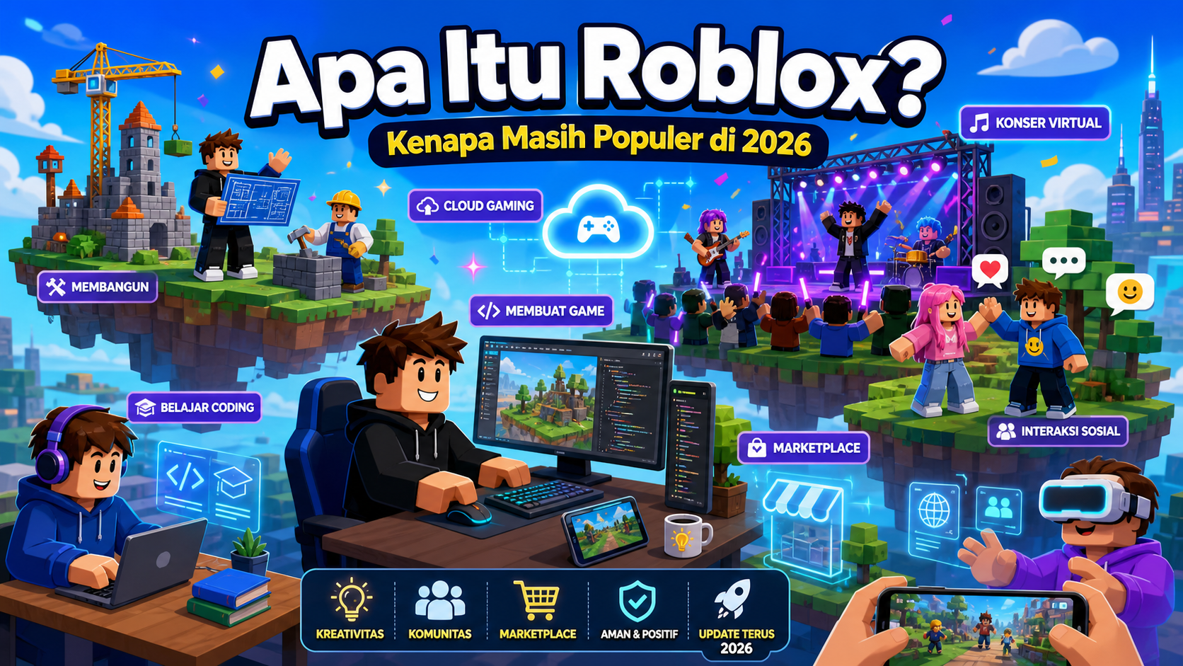 Apa Itu Roblox dan Kenapa Masih Populer di 2026? - roblox