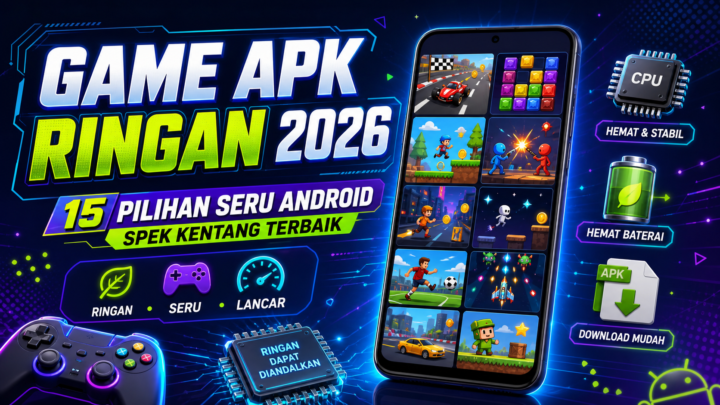 Game APK Ringan 2026: 15 Pilihan Seru Android Spek Kentang Terbaik