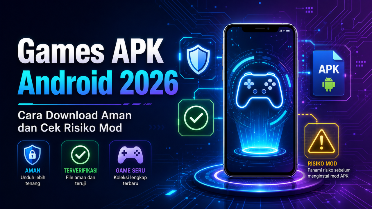 Games APK Android 2026: Cara Download Aman dan Cek Risiko Mod