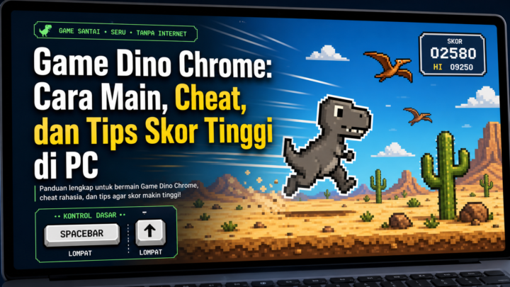 Game Dino Chrome: Cara Main, Cheat, dan Tips Skor Tinggi di PC
