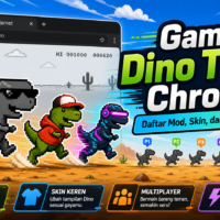 Game Dino T-Rex Chrome: Daftar Mod, Skin, dan Versi Multiplayer