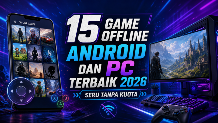 15 Game Offline Android dan PC Terbaik 2026, Seru Tanpa Kuota