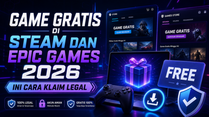 Game Gratis di Steam dan Epic Games 2026, Ini Cara Klaim Legal