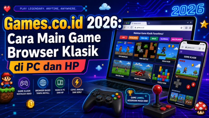 Games.co.id 2026: Cara Main Game Browser Klasik di PC dan HP