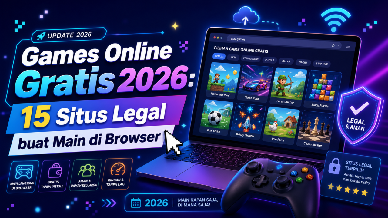 Games Online Gratis 2026: 15 Situs Legal buat Main di Browser