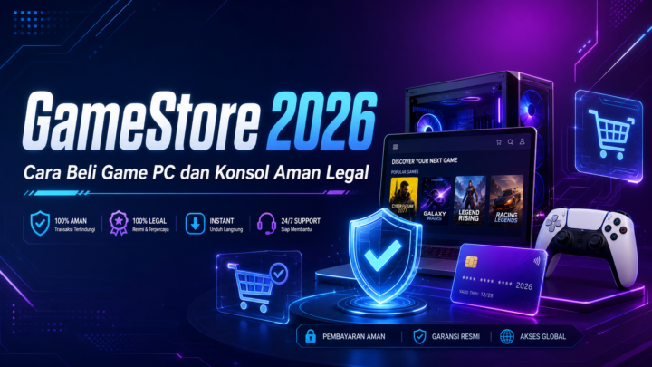 GameStore 2026: Cara Beli Game PC dan Konsol Aman Legal