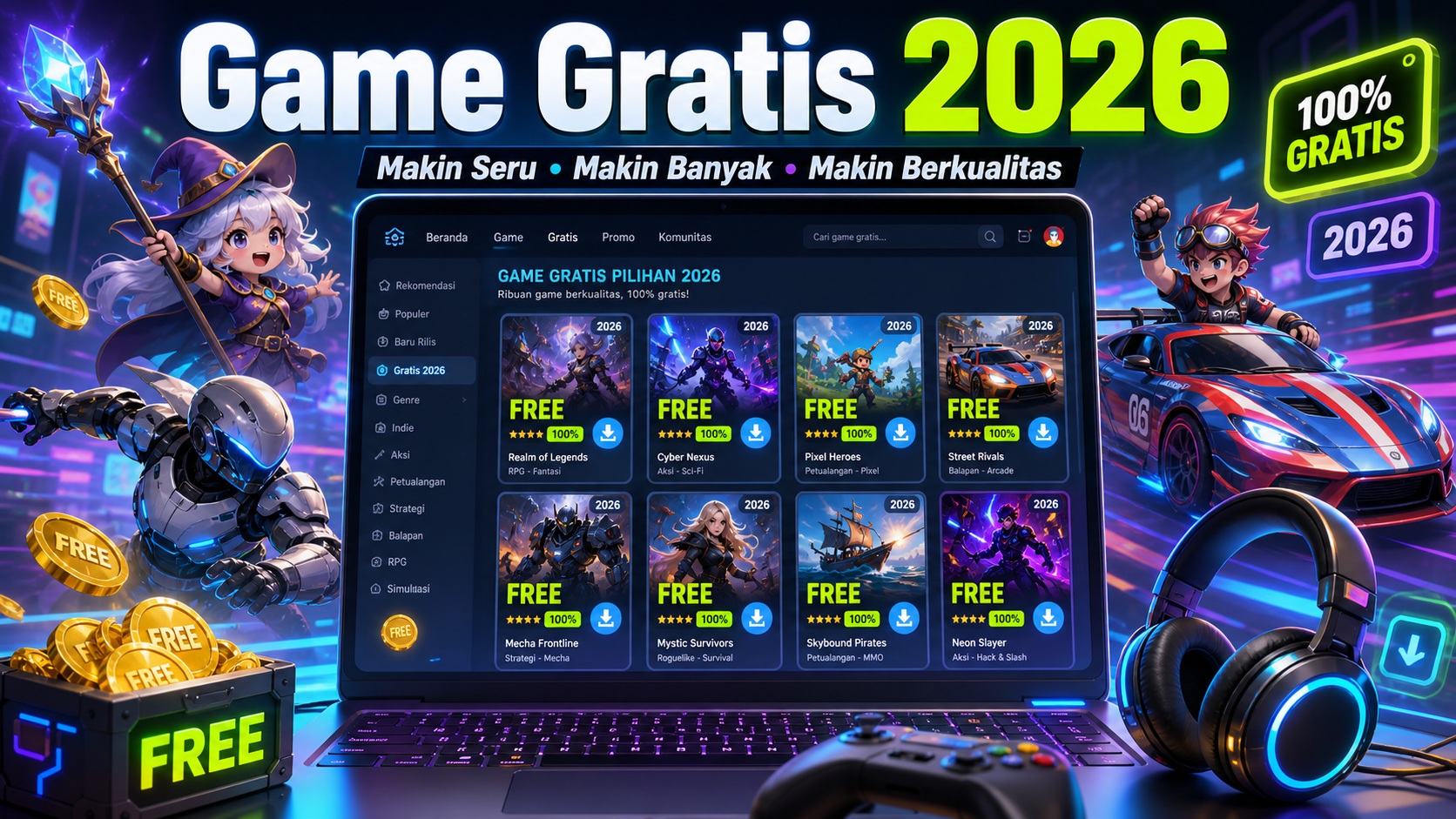Kenapa Game Gratis Steam 2026 Makin Menarik? - steam