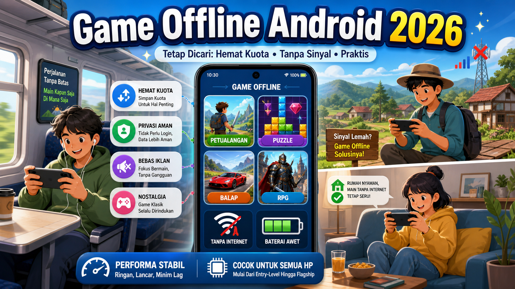 Kenapa Game Offline Android Masih Dicari di 2026? - offline