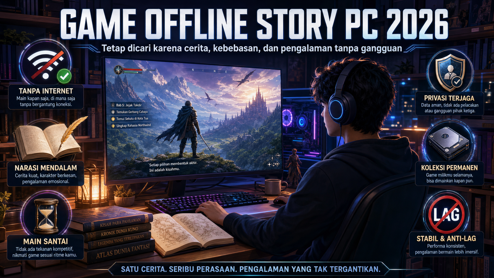 Kenapa Game Offline Story PC Masih Dicari pada 2026? - game