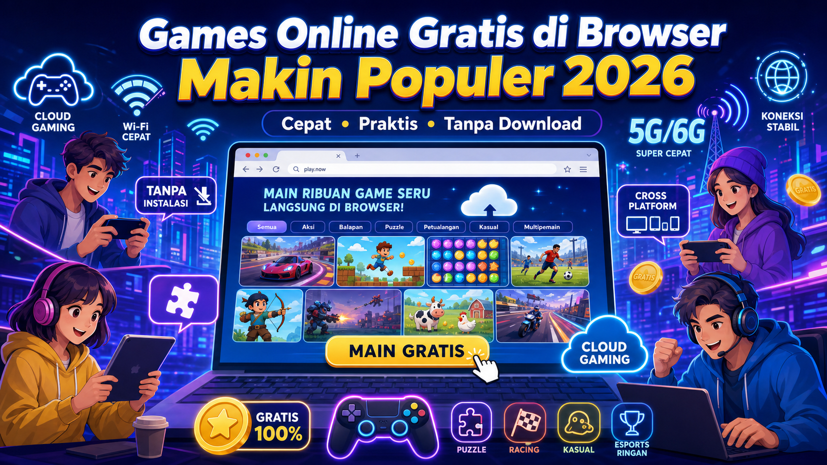 Kenapa Games Online Gratis di Browser Makin Populer pada 2026? - games