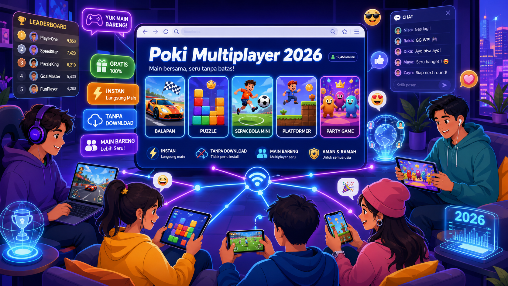 Kenapa Games Poki Multiplayer Masih Relevan di 2026? - poki