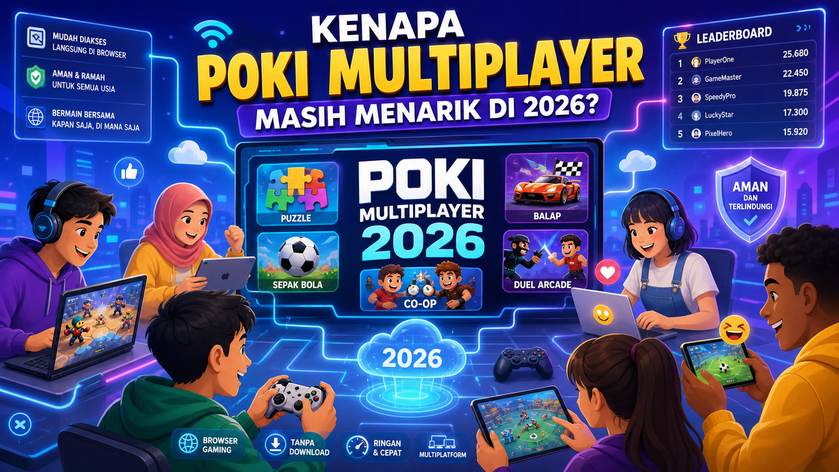 Kenapa Poki Multiplayer Masih Menarik di 2026? - poki