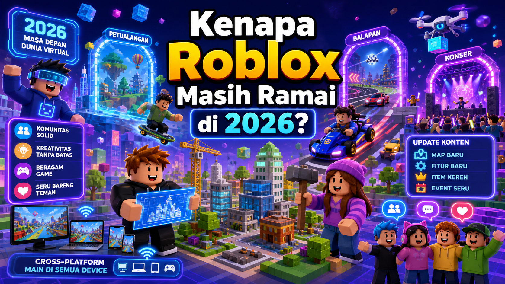 Kenapa Roblox Masih Ramai di 2026? - roblox