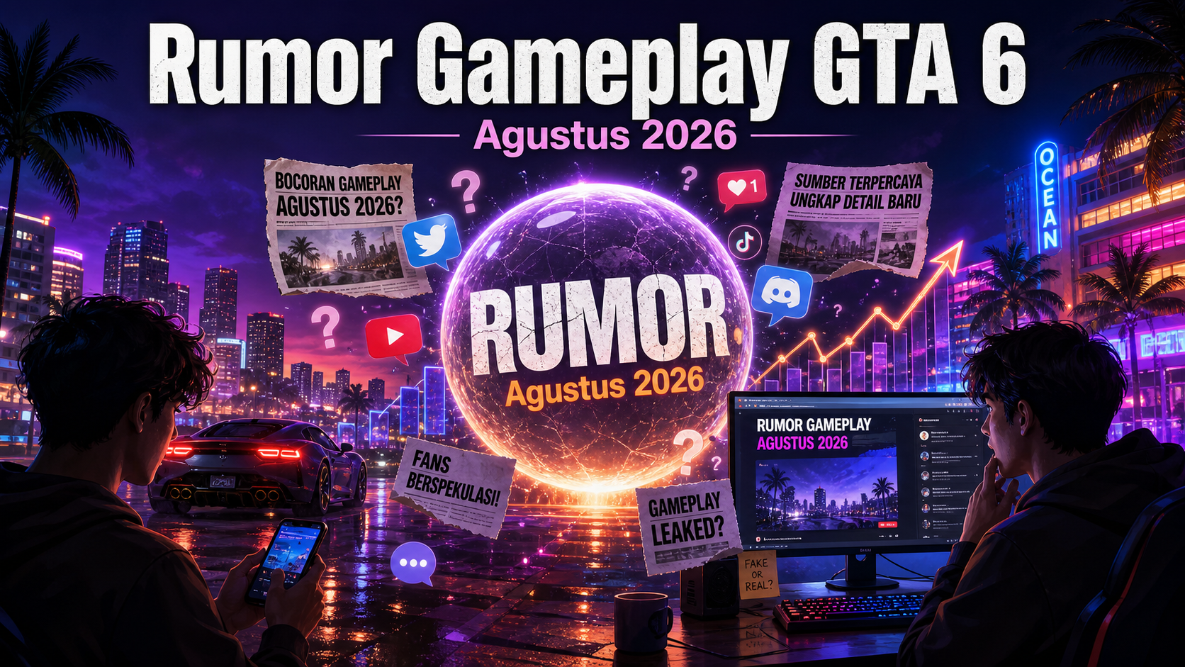 Kenapa Rumor Gameplay GTA 6 Agustus 2026 Jadi Besar? - gta