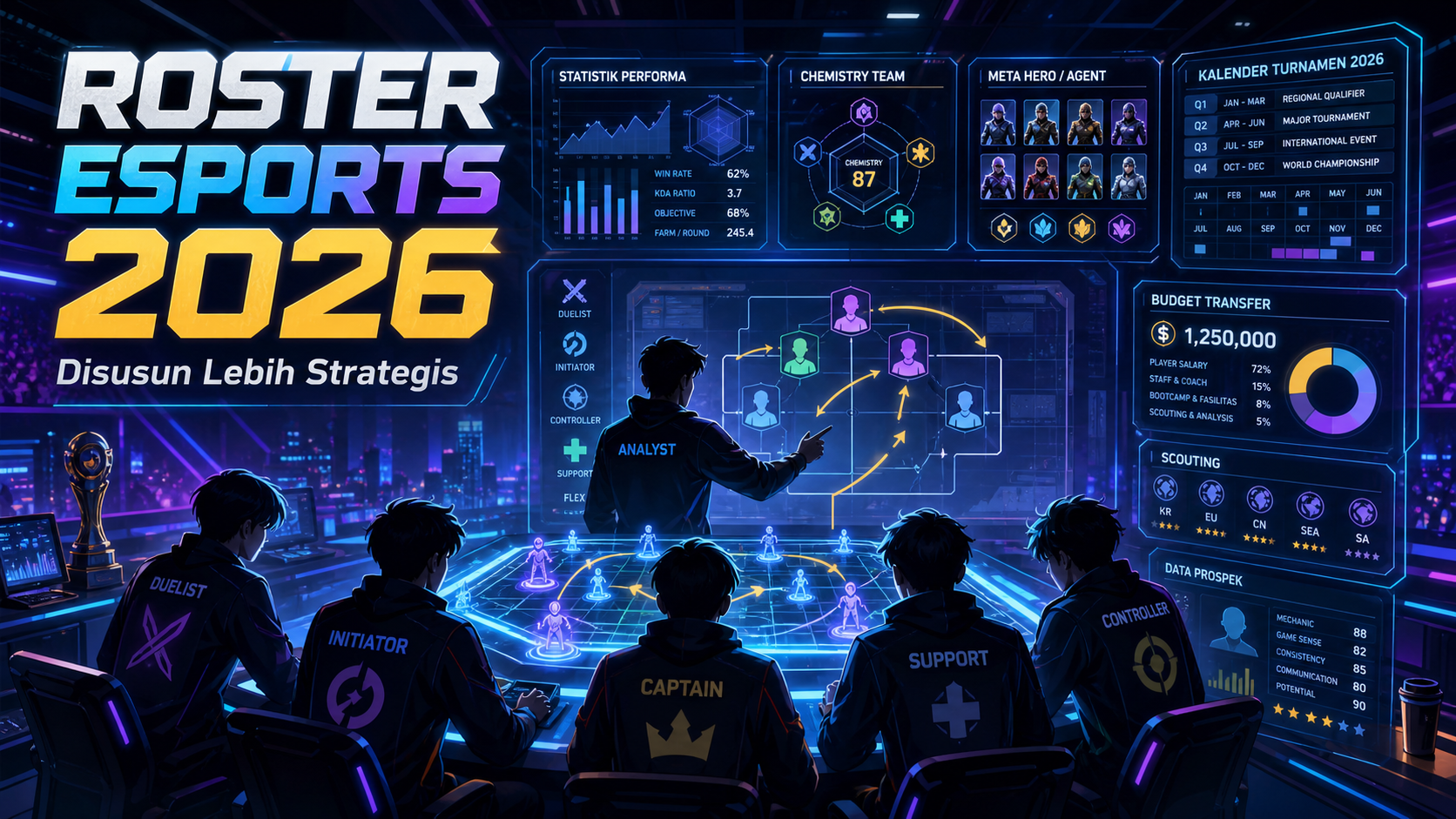 Mengapa Roster Esports 2026 Harus Disusun Lebih Strategis? - gamesquad