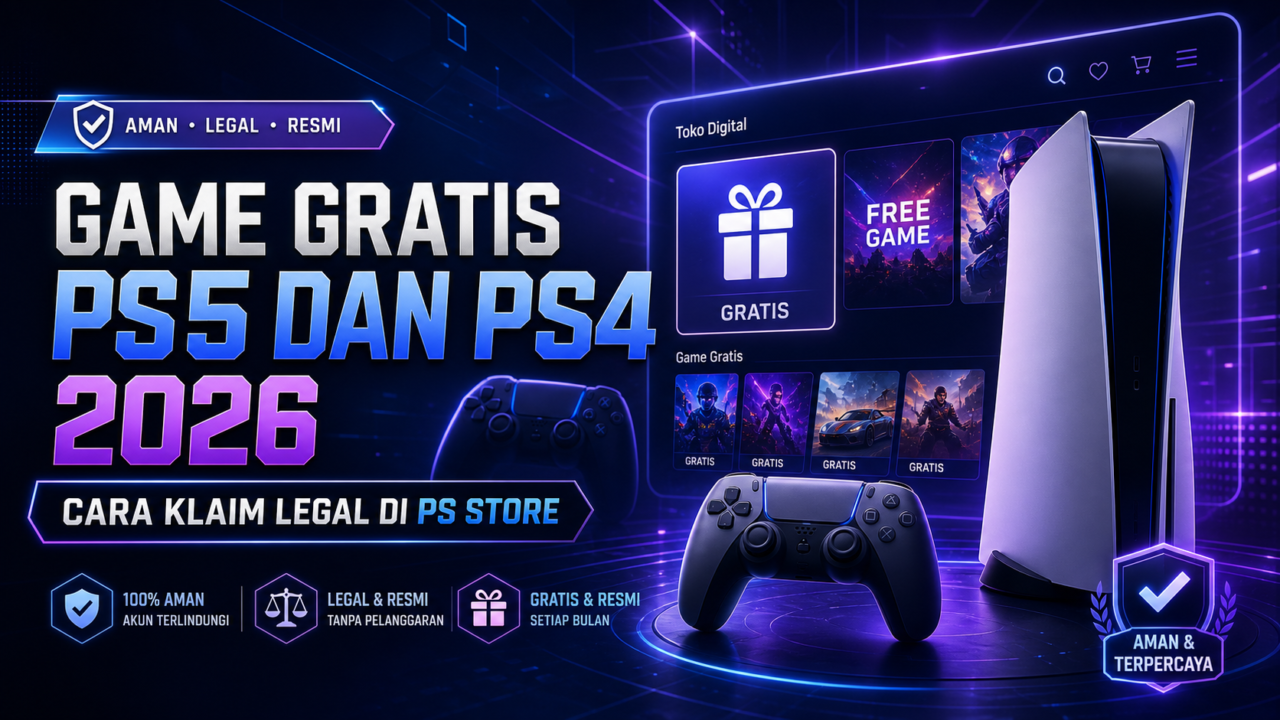 Game Gratis PS5 dan PS4 2026: Cara Klaim Legal di PS Store