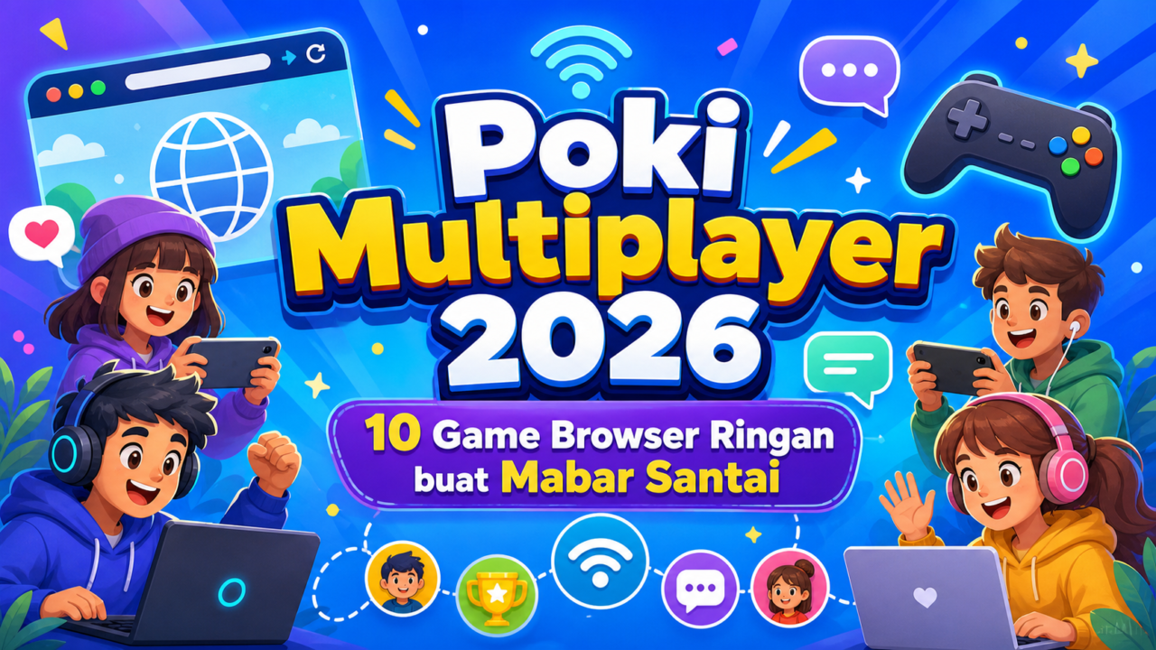 Poki Multiplayer 2026: 10 Game Browser Ringan buat Mabar Santai
