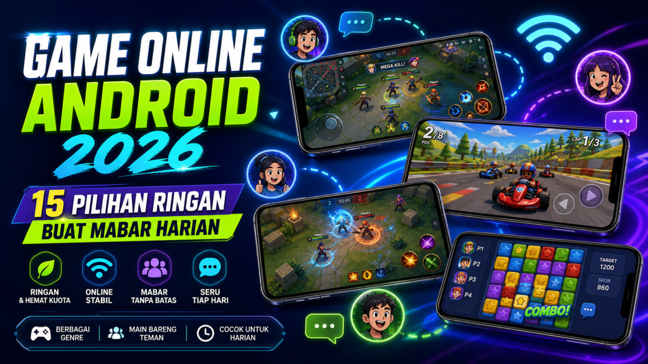 Game Online Android 2026: 15 Pilihan Ringan buat Mabar Harian