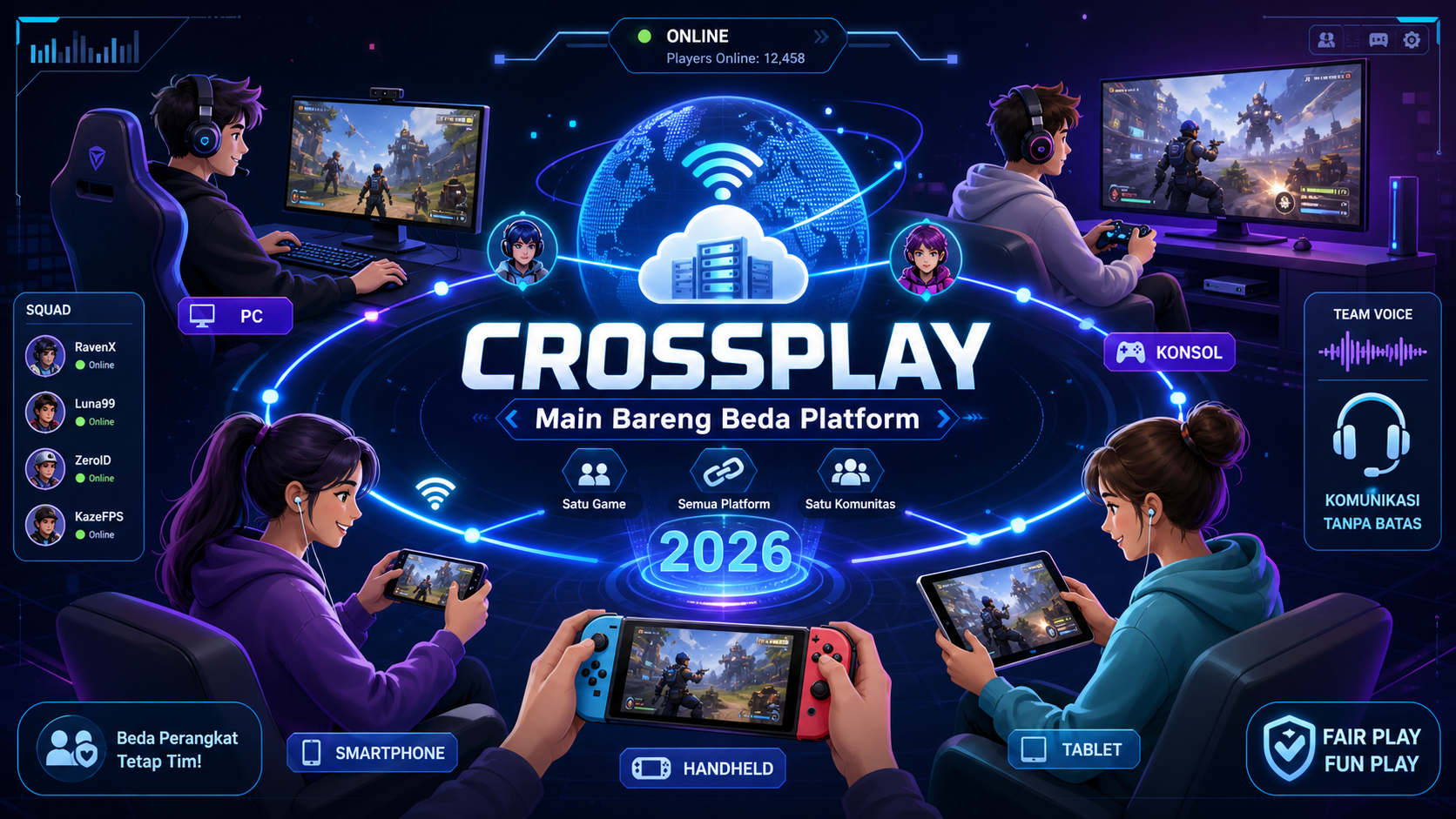 Apa Itu Crossplay di Game Online 2026? - crossplay