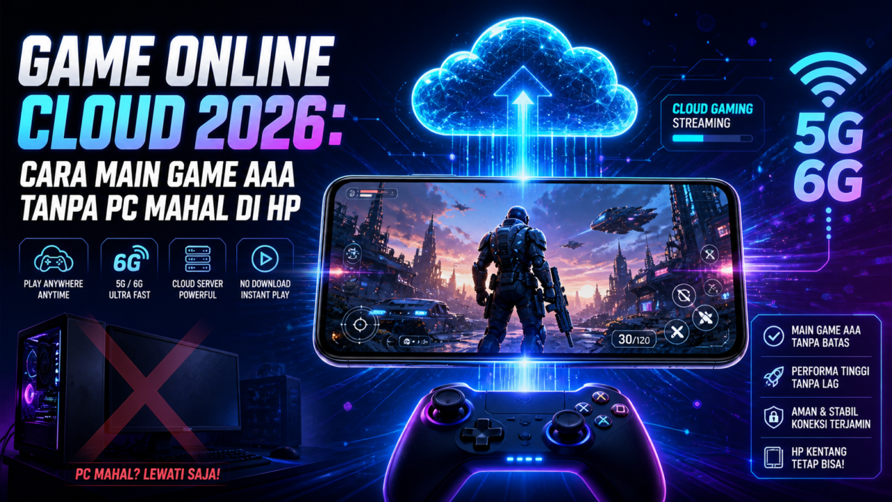 Game Online Cloud 2026: Cara Main Game AAA Tanpa PC Mahal di HP