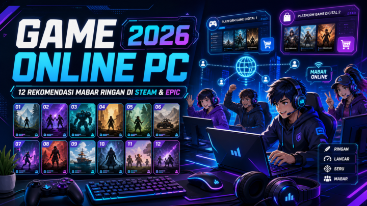 Game Online PC 2026: 12 Rekomendasi Mabar Ringan di Steam dan Epic