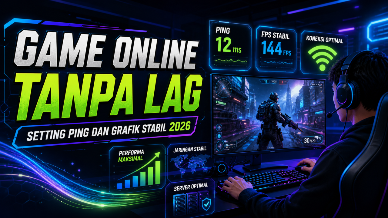 Game Online Tanpa Lag: Setting Ping dan Grafik Stabil 2026