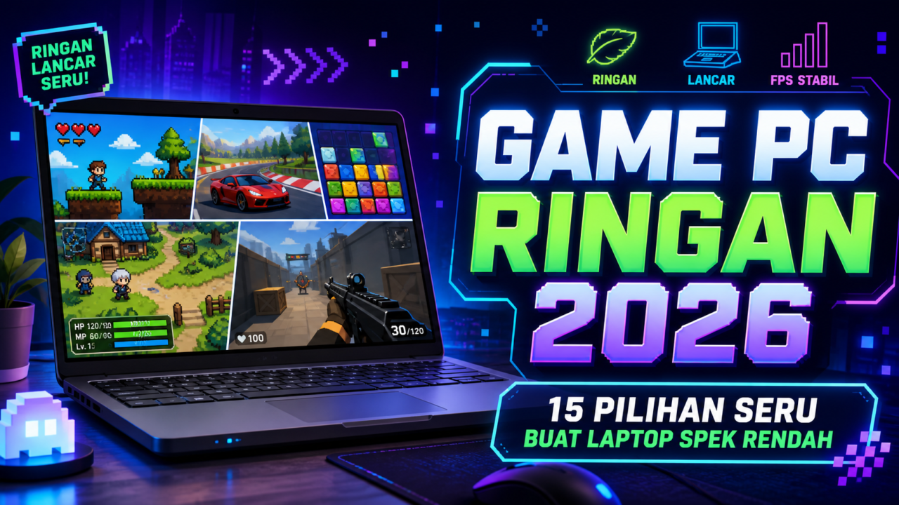 Game PC Ringan 2026: 15 Pilihan Seru buat Laptop Spek Rendah