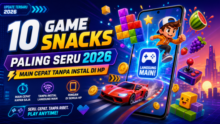 10 GameSnacks Paling Seru 2026 buat Main Cepat Tanpa Instal di HP
