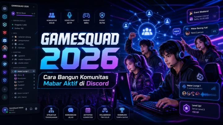 GameSquad 2026: Cara Bangun Komunitas Mabar Aktif di Discord