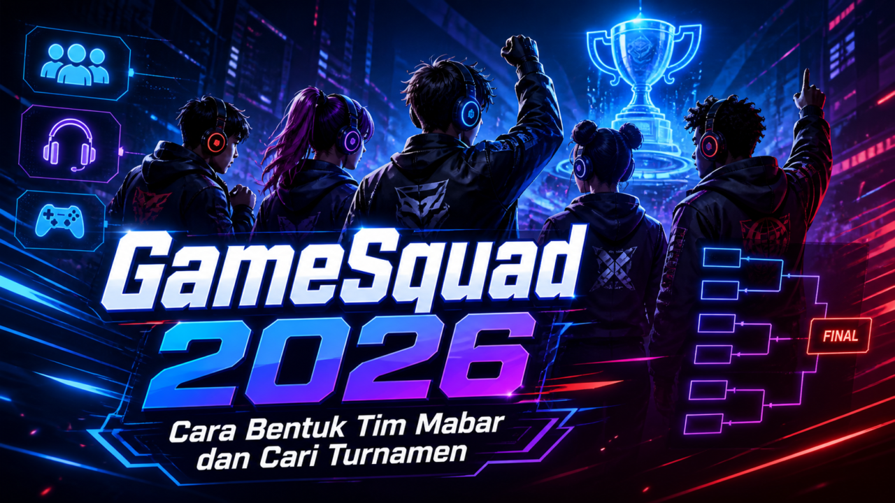 GameSquad 2026: Cara Bentuk Tim Mabar dan Cari Turnamen