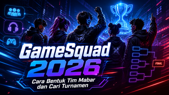 GameSquad 2026: Cara Bentuk Tim Mabar dan Cari Turnamen