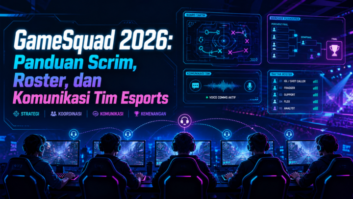 GameSquad 2026: Panduan Scrim, Roster, dan Komunikasi Tim Esports