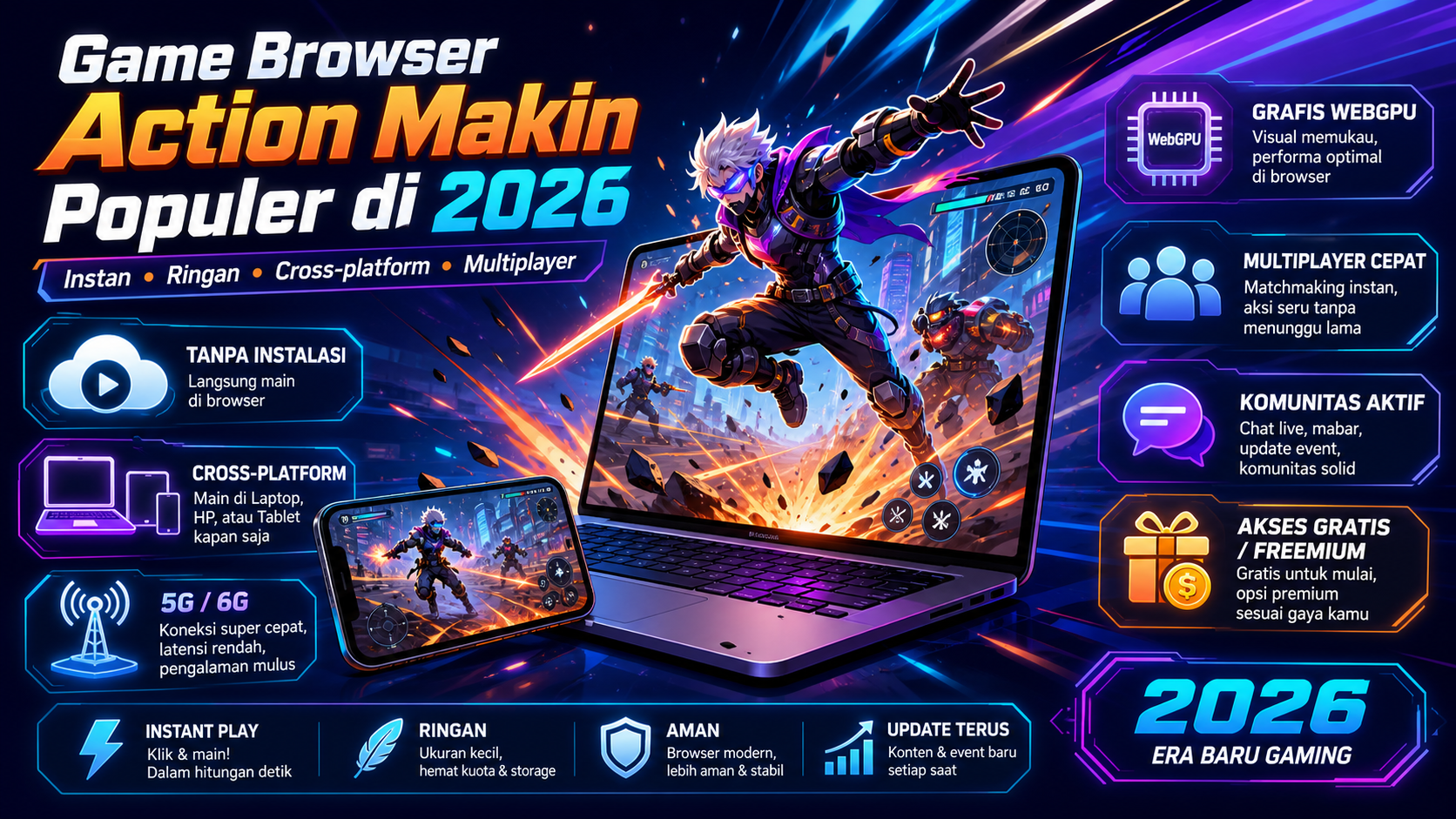 Kenapa Game Browser Action Makin Populer di 2026? - poki