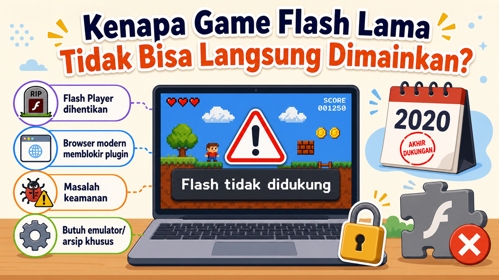 Kenapa Game Flash Lama Tidak Bisa Langsung Dimainkan? - games