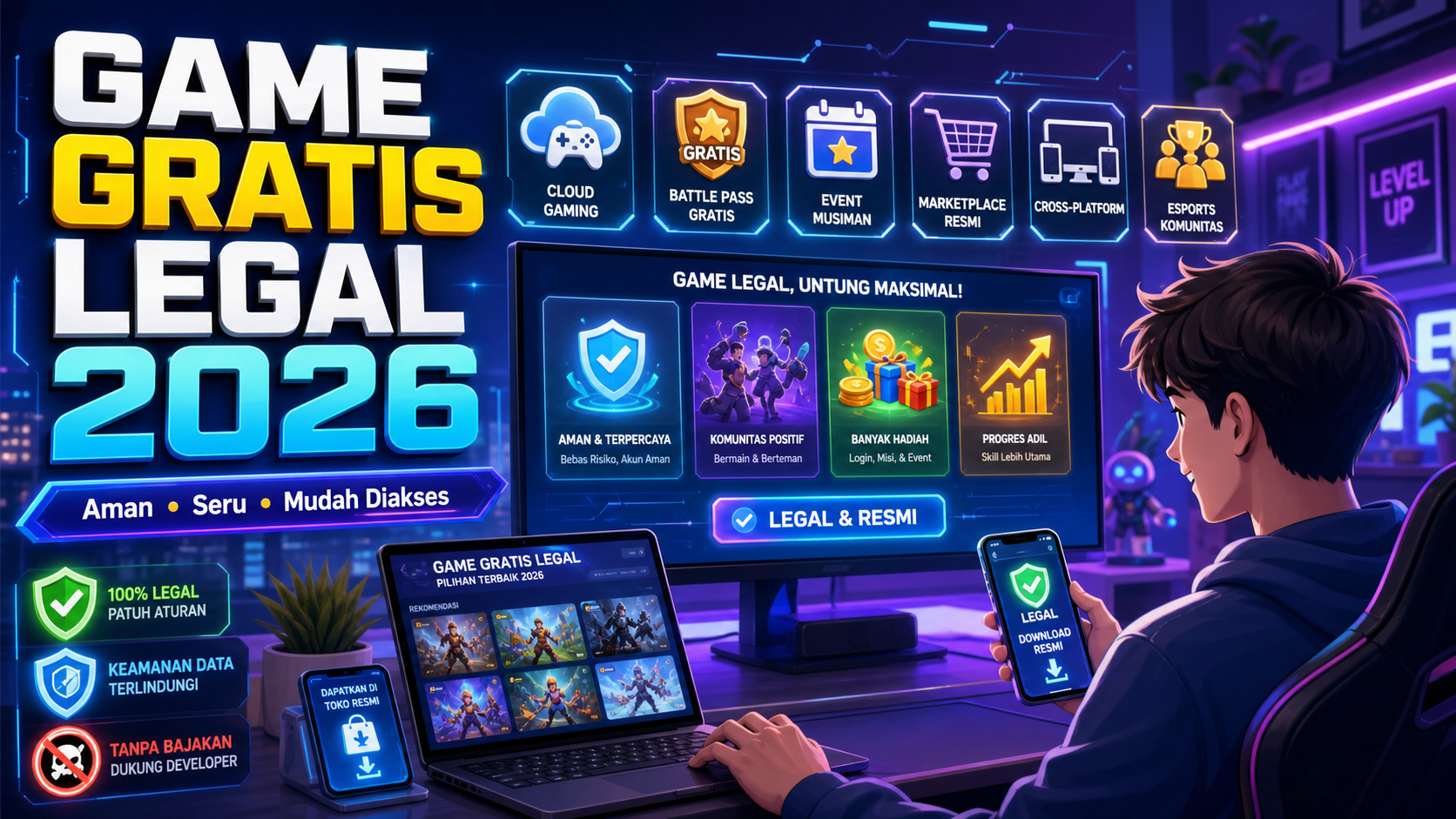 Kenapa Game Gratis Legal Makin Menarik di 2026? - game