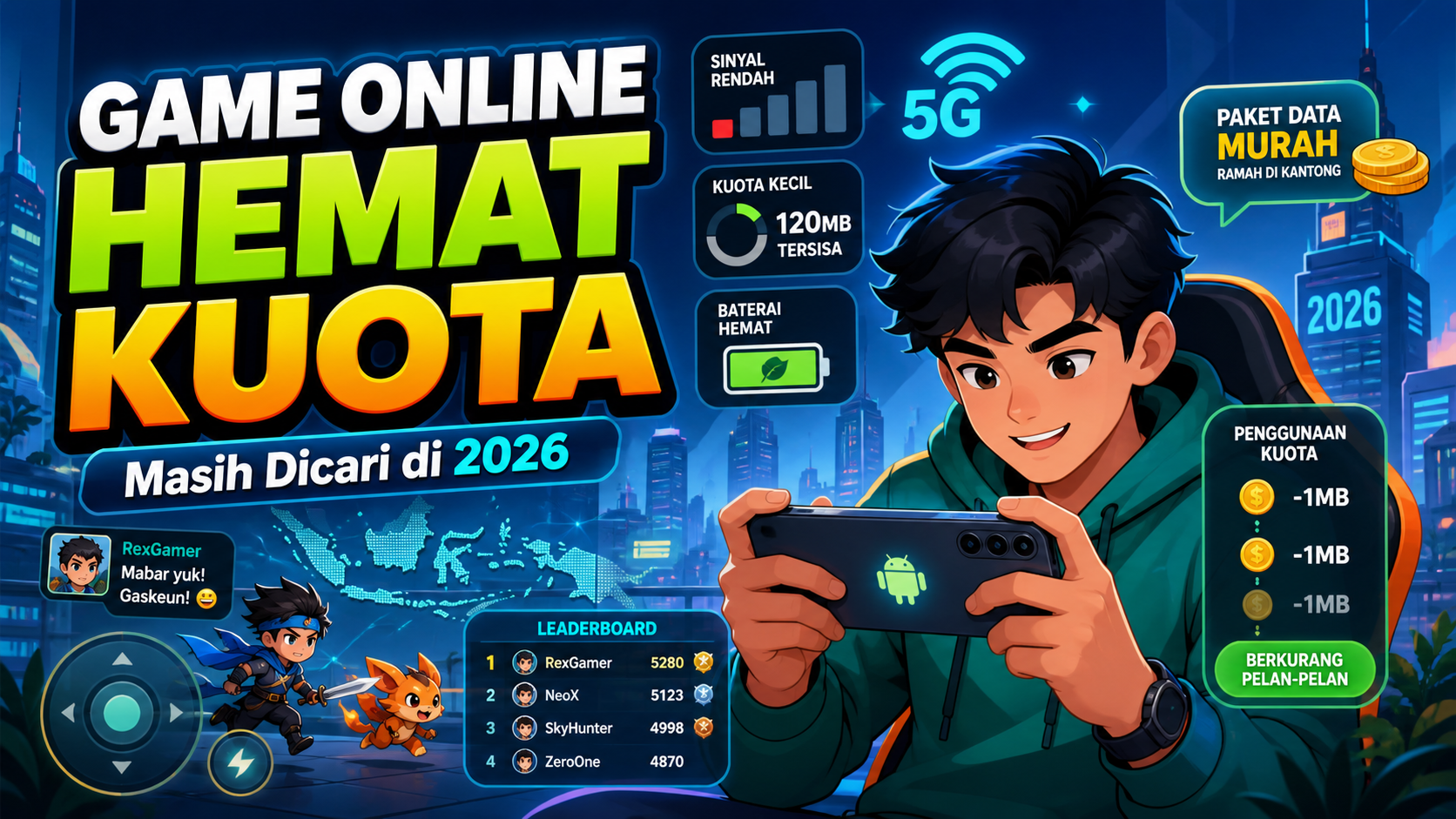 Kenapa Game Online Android Hemat Kuota Masih Dicari di 2026? - android
