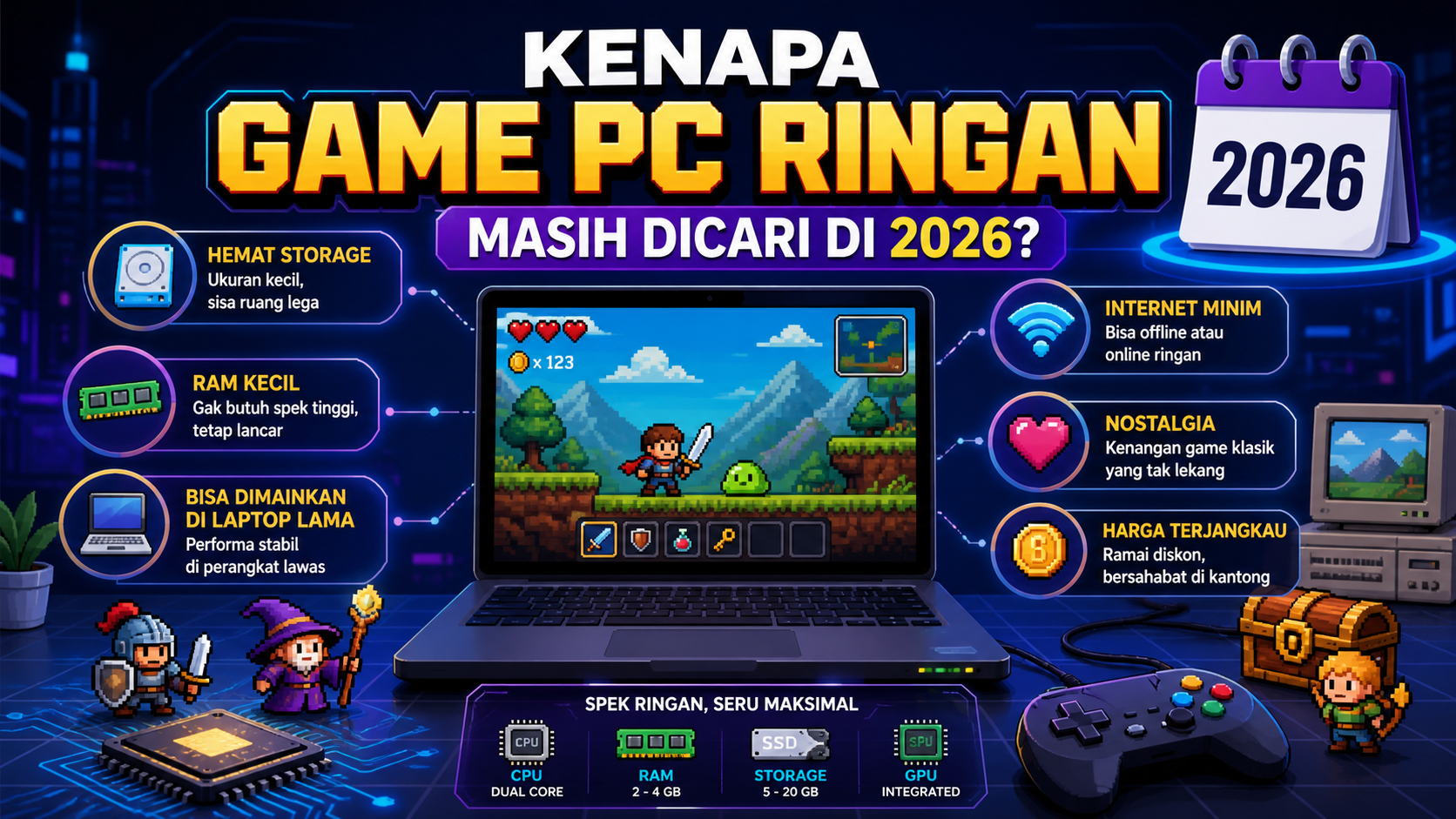 Kenapa Game PC Ringan Masih Dicari di 2026? - game