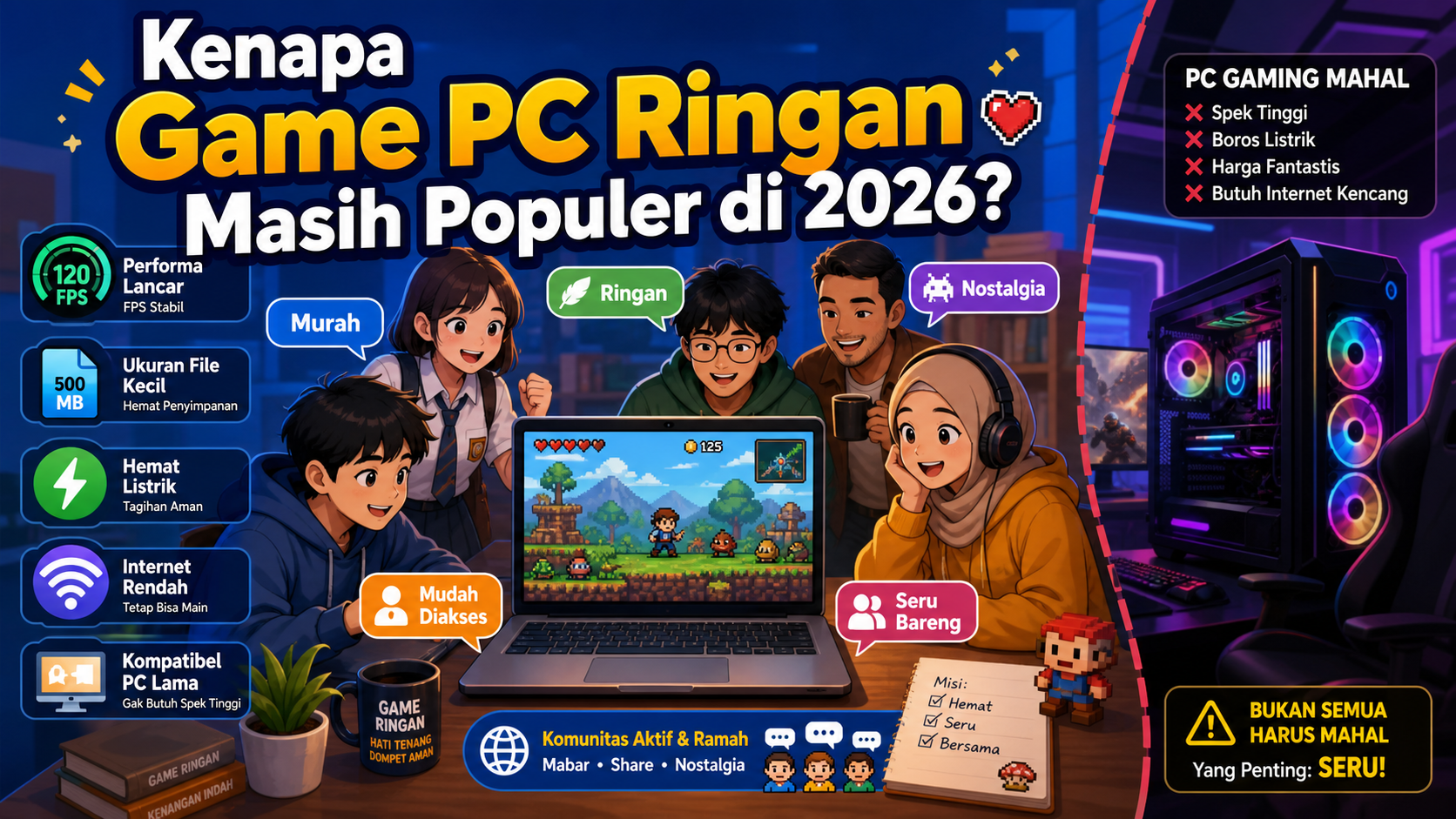 Kenapa Game PC Ringan Masih Populer di 2026? - game