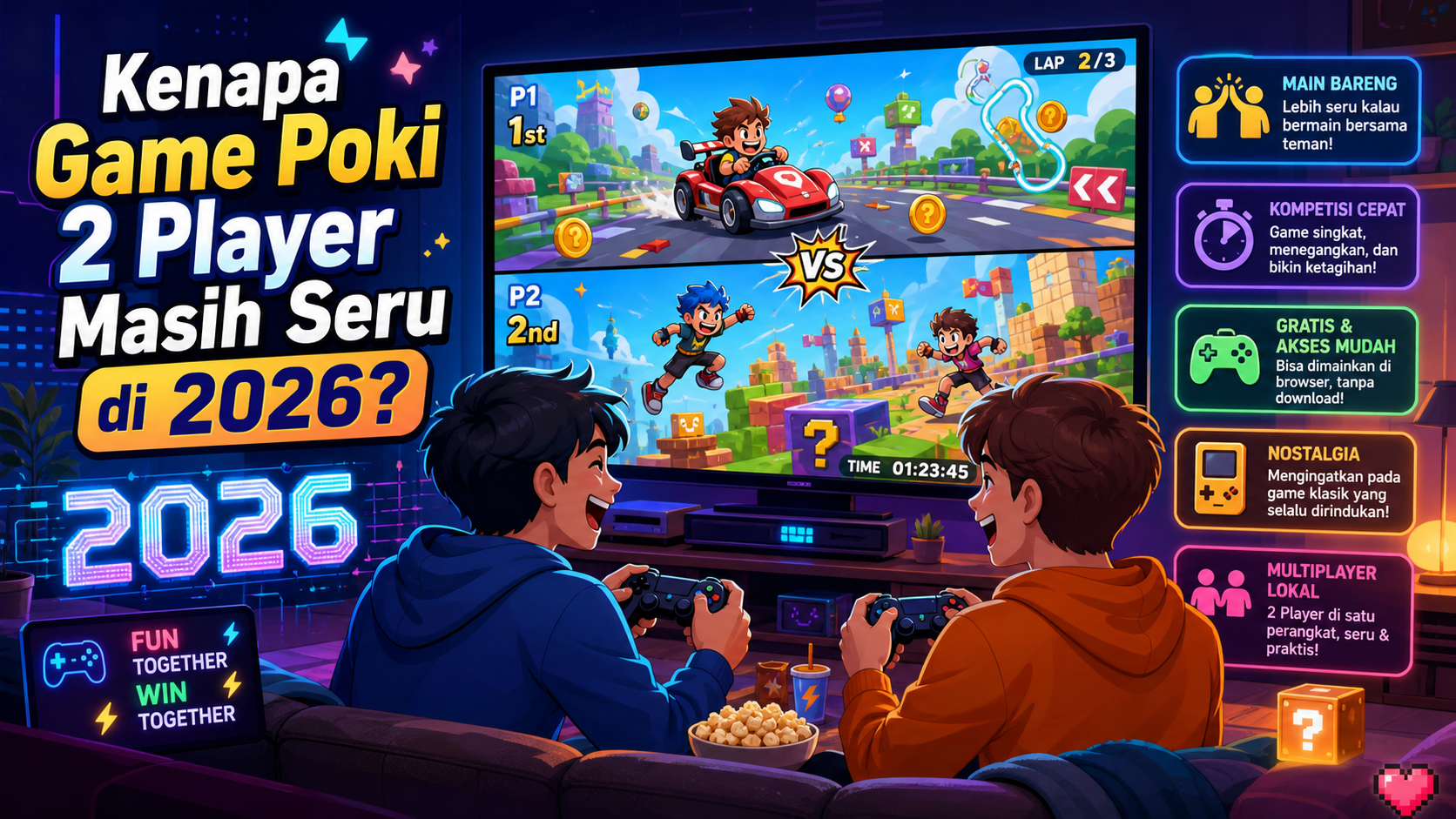 Kenapa Game Poki 2 Player Masih Seru di 2026? - poki