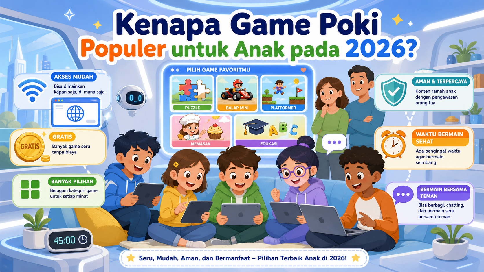 Kenapa Game Poki Populer untuk Anak pada 2026? - poki