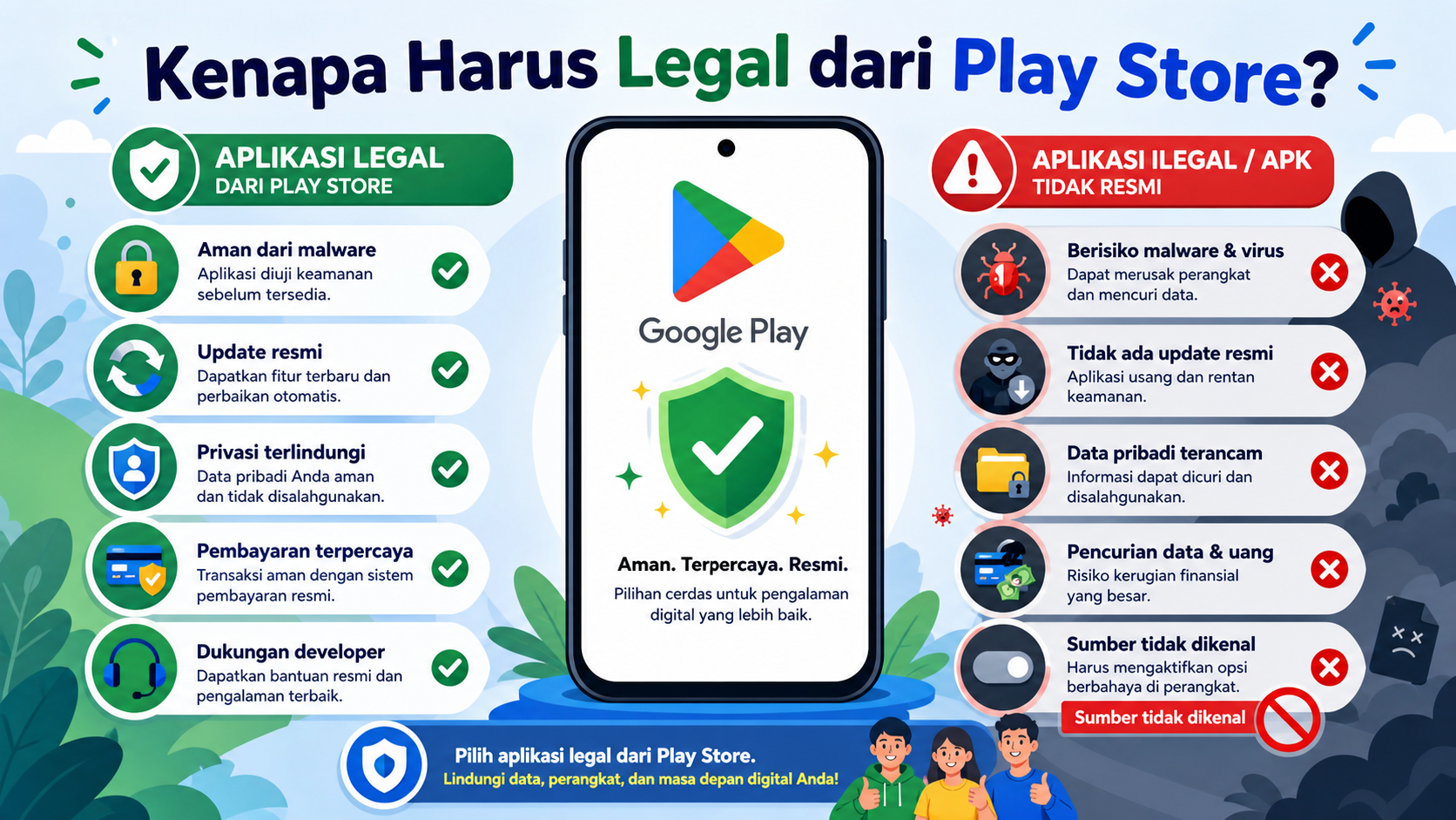 Kenapa Harus Legal dari Play Store? - android