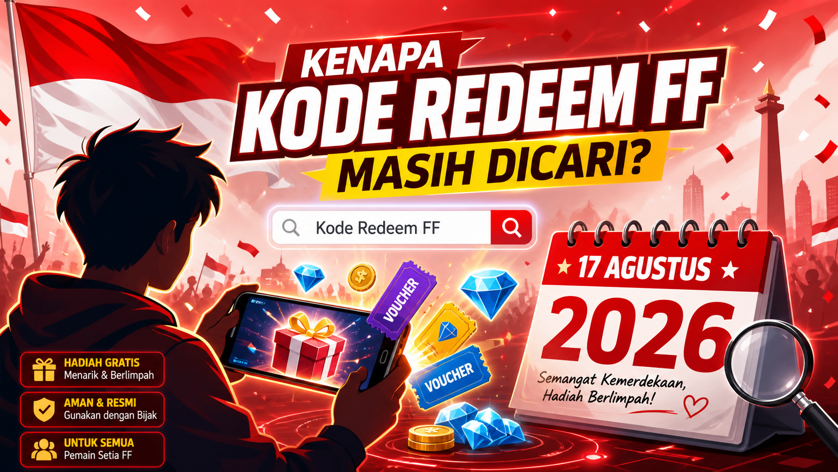 Kenapa Kode Redeem FF 17 Agustus 2026 Masih Dicari? - freefire
