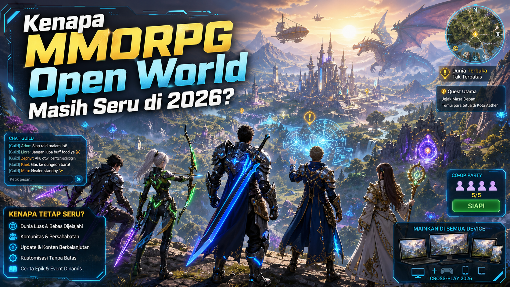 Kenapa MMORPG Open World Masih Seru di 2026? - mmorpg