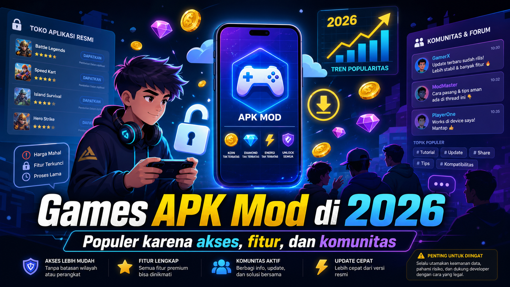 Mengapa Games APK Mod Masih Populer di 2026? - apk