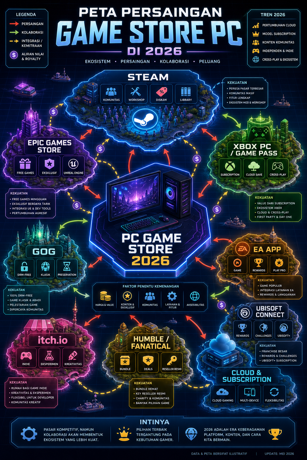 Peta Persaingan Game Store PC di 2026 - gamestore