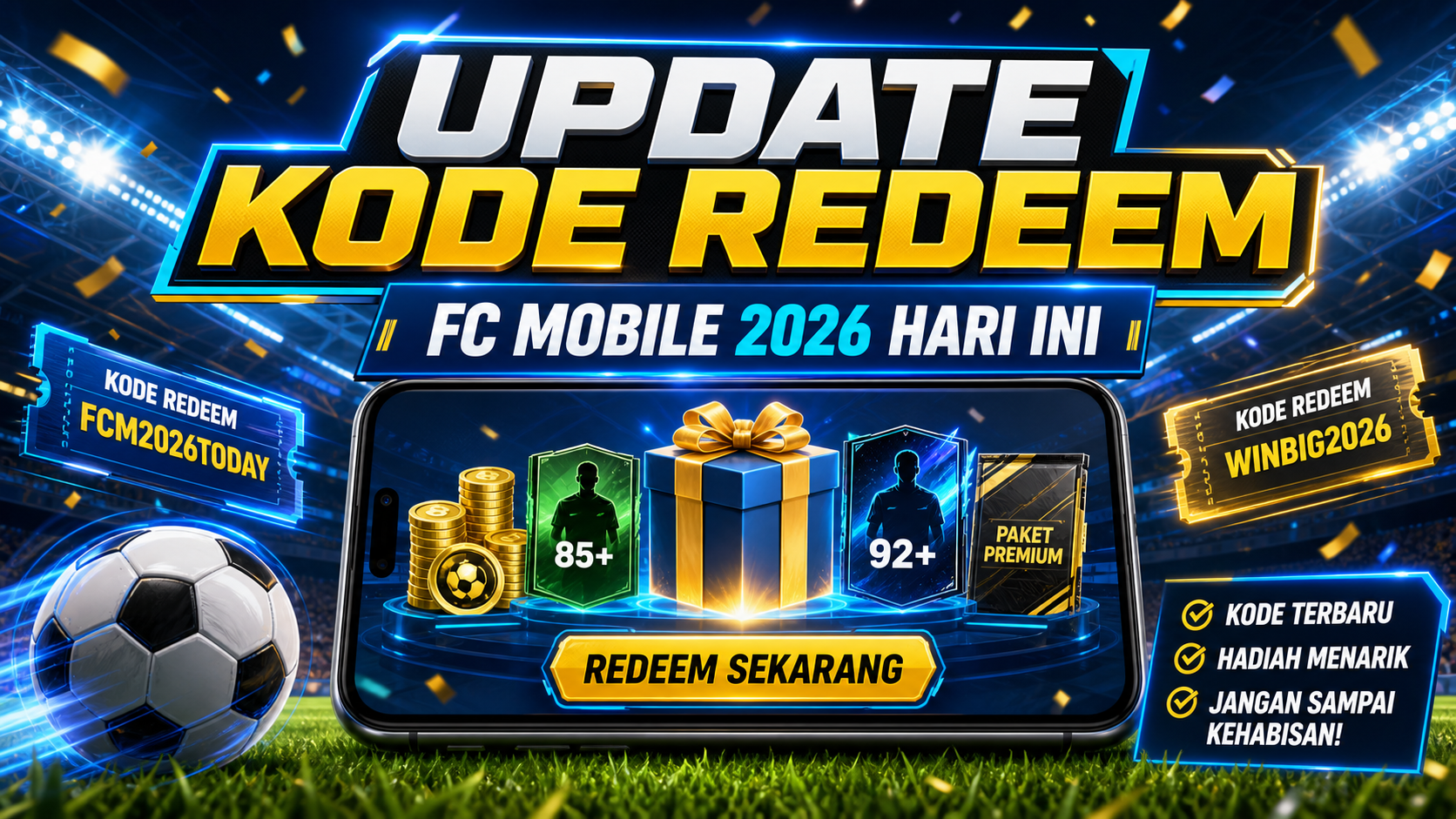 Update Kode Redeem FC Mobile 2026 Hari Ini - fc
