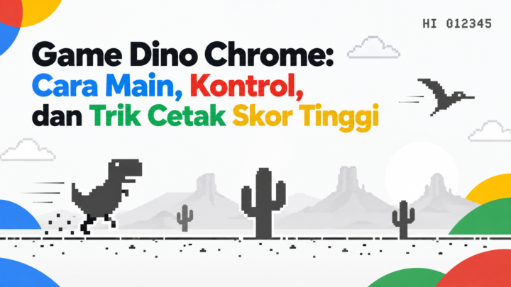 Game Dino Chrome: Cara Main, Kontrol, dan Trik Cetak Skor Tinggi