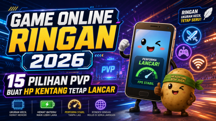 Game Online Ringan 2026: 15 Pilihan PvP Buat HP Kentang Tetap Lancar