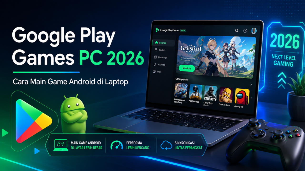Google Play Games PC 2026: Cara Main Game Android di Laptop